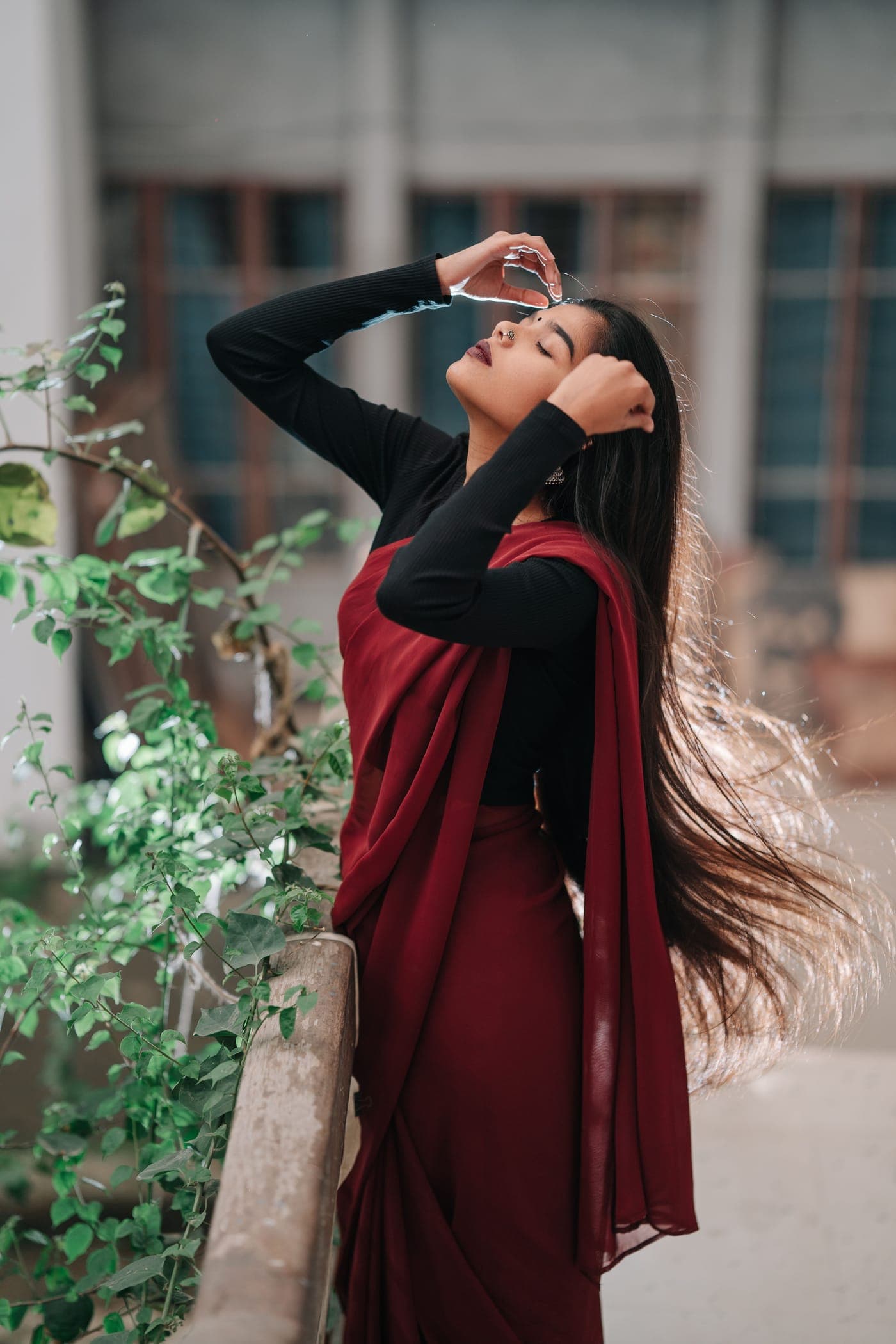 Satin Designer Saree