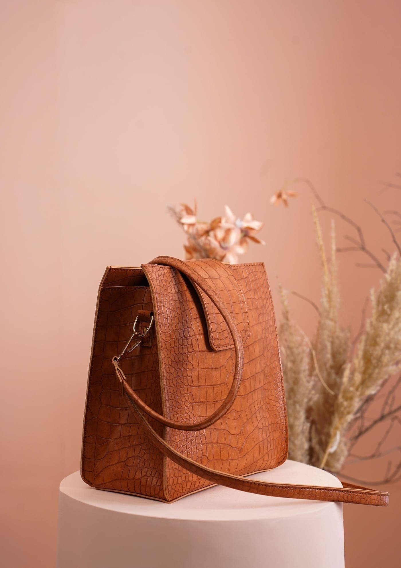 Brown Party-Wear Sling Bag