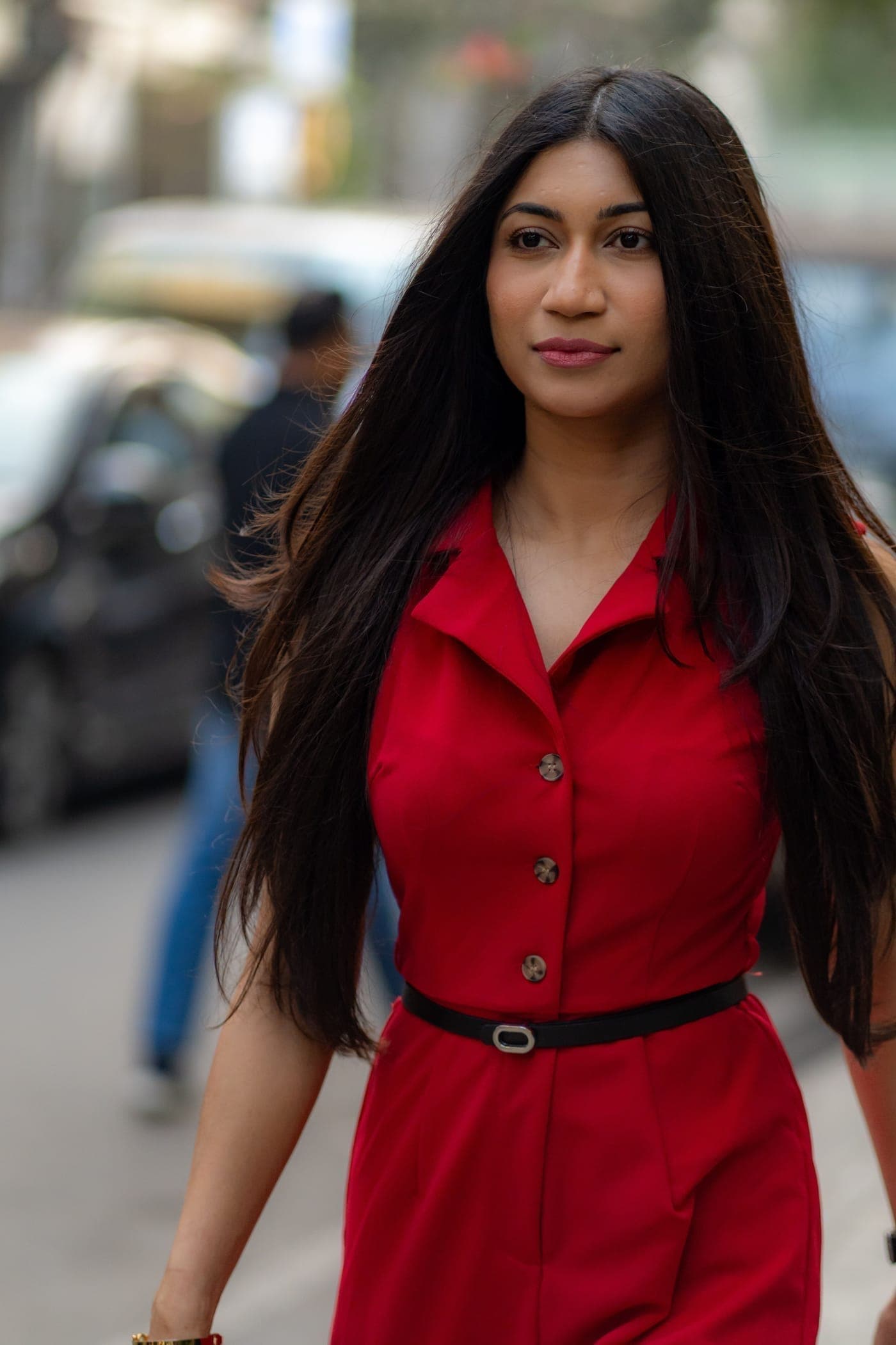 Cotton Corset-Style Tie-Back Shirt
