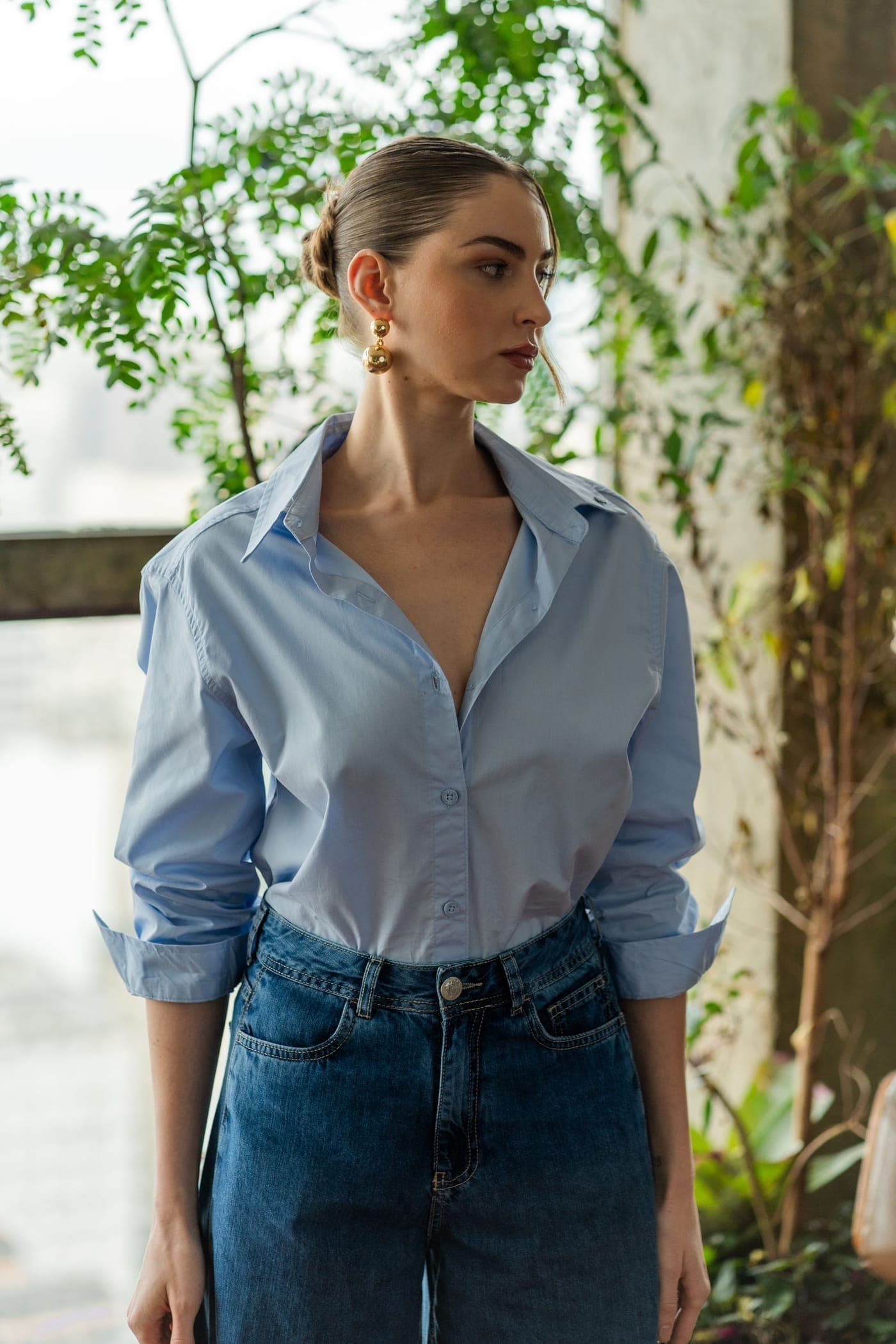Full-Sleeve Collared Shirt