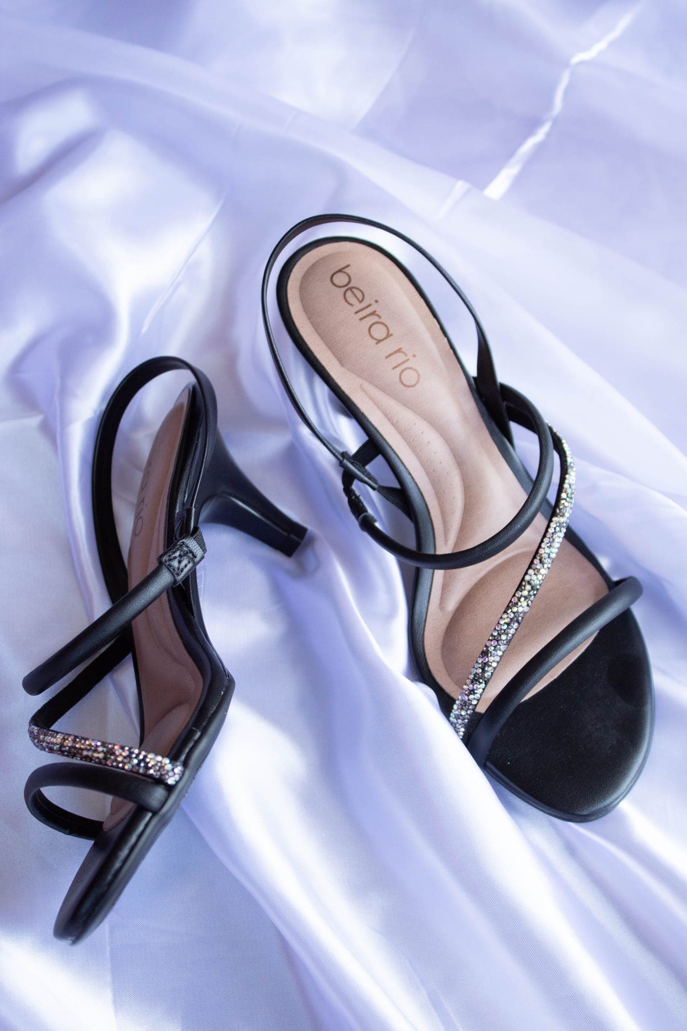 Rhinestone-Strap Pointed Pumps